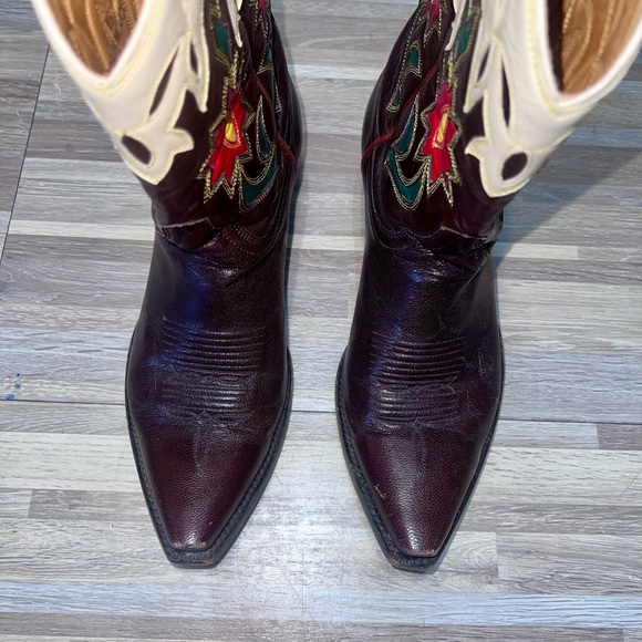 The Old Gringo Vintage Leather Cowboy Boots / 7 - Picture 4 of 6